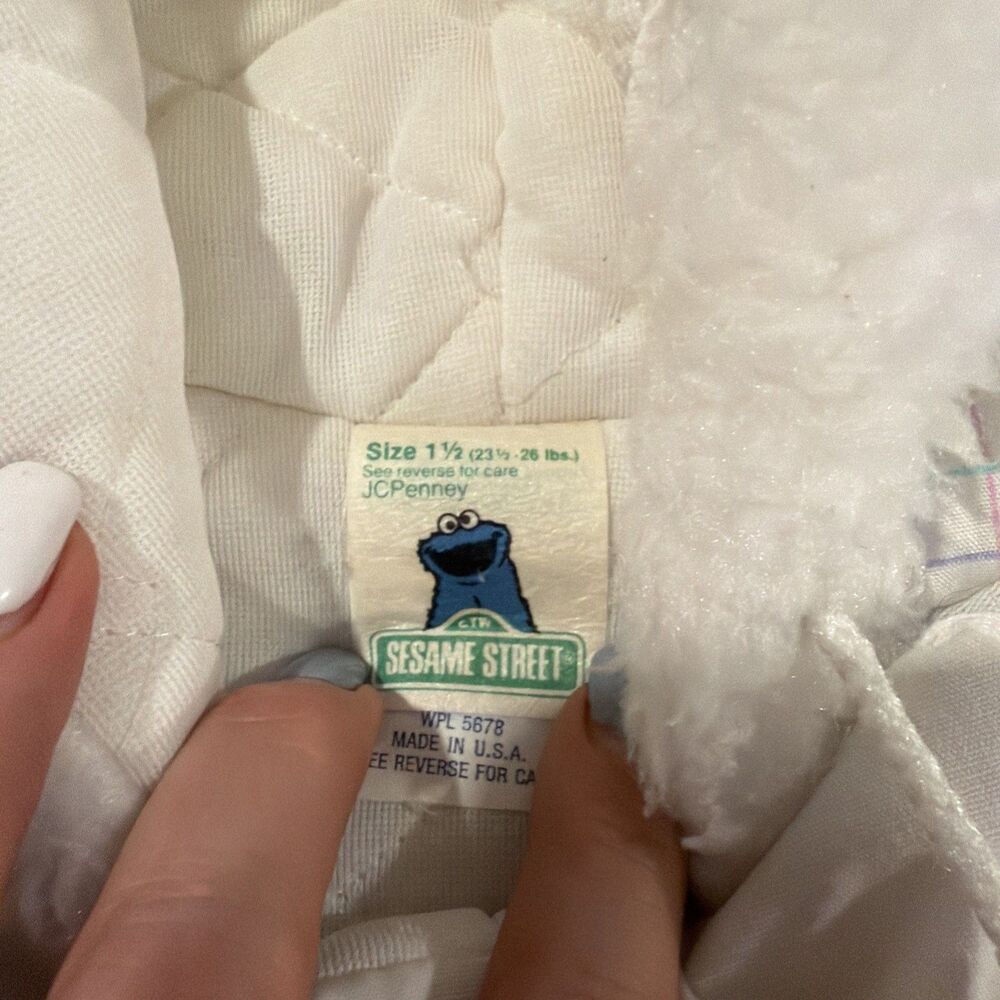 Vintage 90s Sesame Street Snow Suit, 1.5 Yrs - Picture 5 of 9